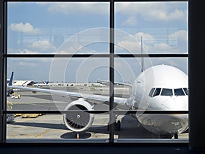 Airport window