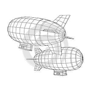 Airship dirigible airway travel transport