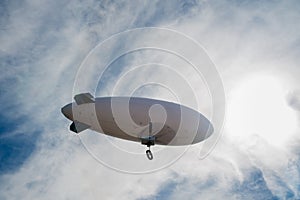 Airship in the sky