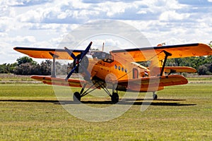 Airshow Antonov -2 aircraft in mint conditions