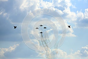 Airshow MAKS. Russia, Moscow, Zhukovsky.