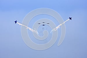 Airshow MAKS. Russia, Moscow, Zhukovsky.