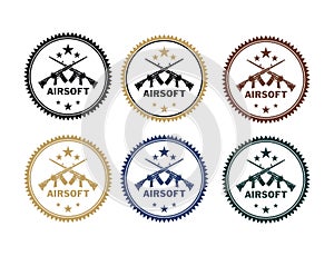 Airsoft badges