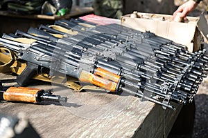 Airsoft guns, Kalashnikov, automatic weapons