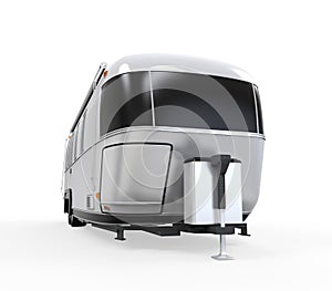 Airstream Camper Isolated