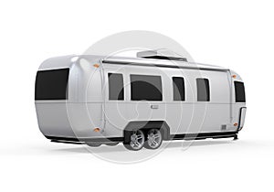 Airstream Camper Isolated