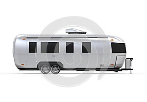 Airstream Camper Isolated