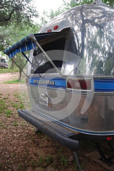 Airstream in Central Texas by Karla Held