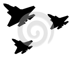 Airstrike. Vector fighters