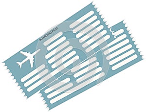 Airticket vector icon