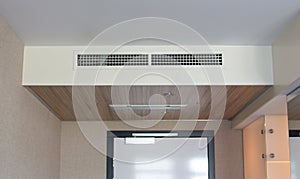 Airvent in a hotelroom