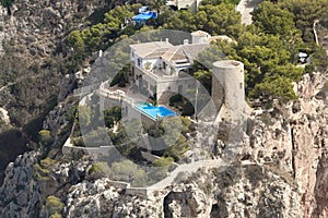 Airview from Alicante coast