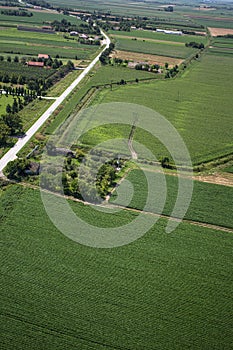 Airview of the field
