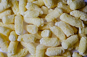 Airy Crisps, Corn Puffs, Puffcorn Snacks Background