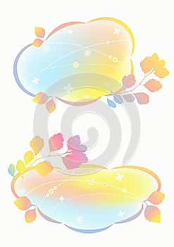 Airy pastel backgrounds. photo