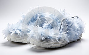 Airy Shoes on white background.