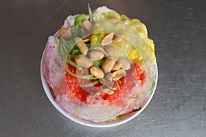 Ais kacang Air batu campur photo