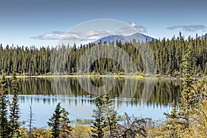 Aishinik lake near Haines Junction