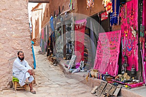 Bazaar in Ait ben haddou, Ouarzazate,  Morocco