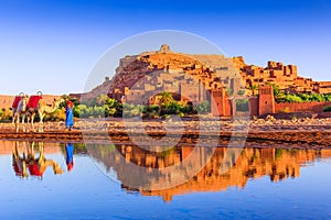 Ait-Ben-Haddou, Ksar or fortified village in Morocco. photo