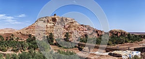 Ait Benhaddou, a fortified city, the former caravan way from Sahara to Marrakech. UNESCO World Heritage