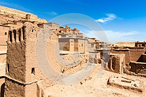 Ait Benhaddou,fortified city, kasbah or ksar in Ouarzazate, Morocco