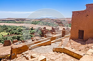 Ait Benhaddou,fortified city, kasbah or ksar in Ouarzazate, Morocco