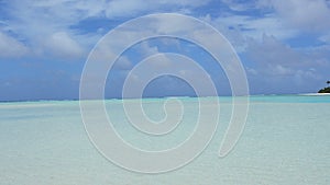 Aitutaki lagoon Cook Islands landscape