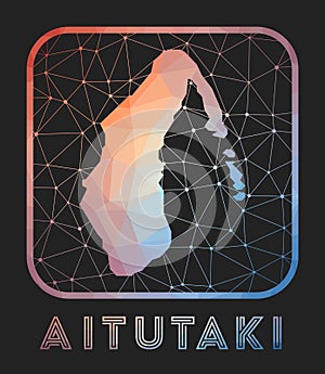 Aitutaki map design.