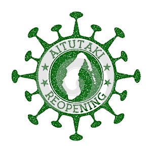 Aitutaki Reopening Stamp.