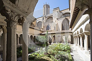 Aix Cathedral cloister, France photo