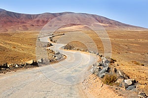 Ajaches mountain in Lanzarote Punta Papagayo photo