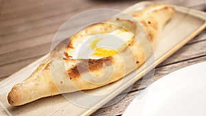 Ajarian traditional flatbread - khachapuri or hachapuri