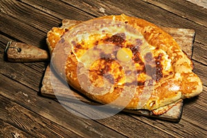 Ajarian traditional flatbread - khachapuri or hachapuri