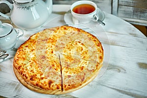 Ajarian traditional flatbread - khachapuri or hachapuri