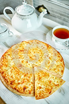 Ajarian traditional flatbread - khachapuri or hachapuri