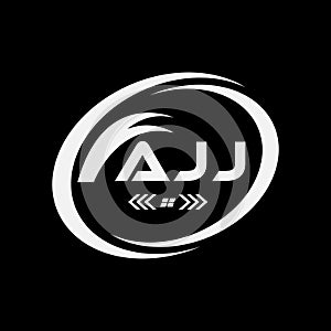 AJJ letter logo Design. AJJ Simple and modern monogram logo. Abstract Alphabet vector Design