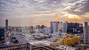 Ajman during the sunrise