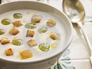 Ajo Blanco- White Garlic Soup photo