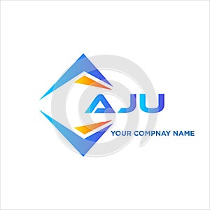 AJU abstract technology logo design on white background. AJU creative initials l