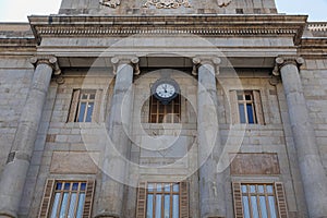 Ajuntament De Barcelona, Exterior Facade of the Municipal Building, Spain