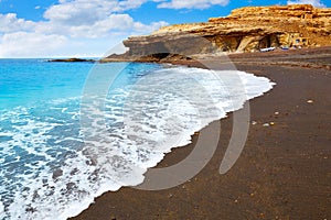 Ajuy beach Fuerteventura at Canary Islands photo