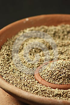 Ajwine or Carom Seeds is an uncommon spice used for flavouring