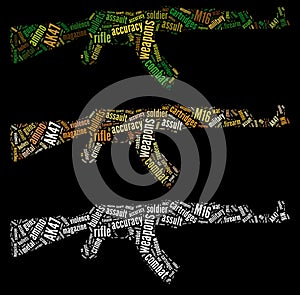 AK47 rifle graphics photo