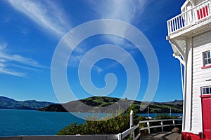 Akaroa bay lighthouse