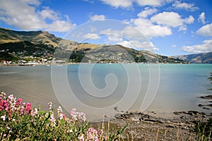 Akaroa French Bay near Christchurch New Zealand