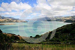 Akaroa French Bay near Christchurch New Zealand