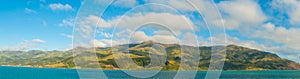 Akaroa Harbour panorama, New Zealand