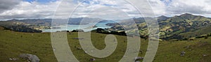 Akaroa Harbour panorama, New Zealand