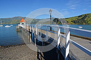 Akaroa Pier, Canterbury New Zealand